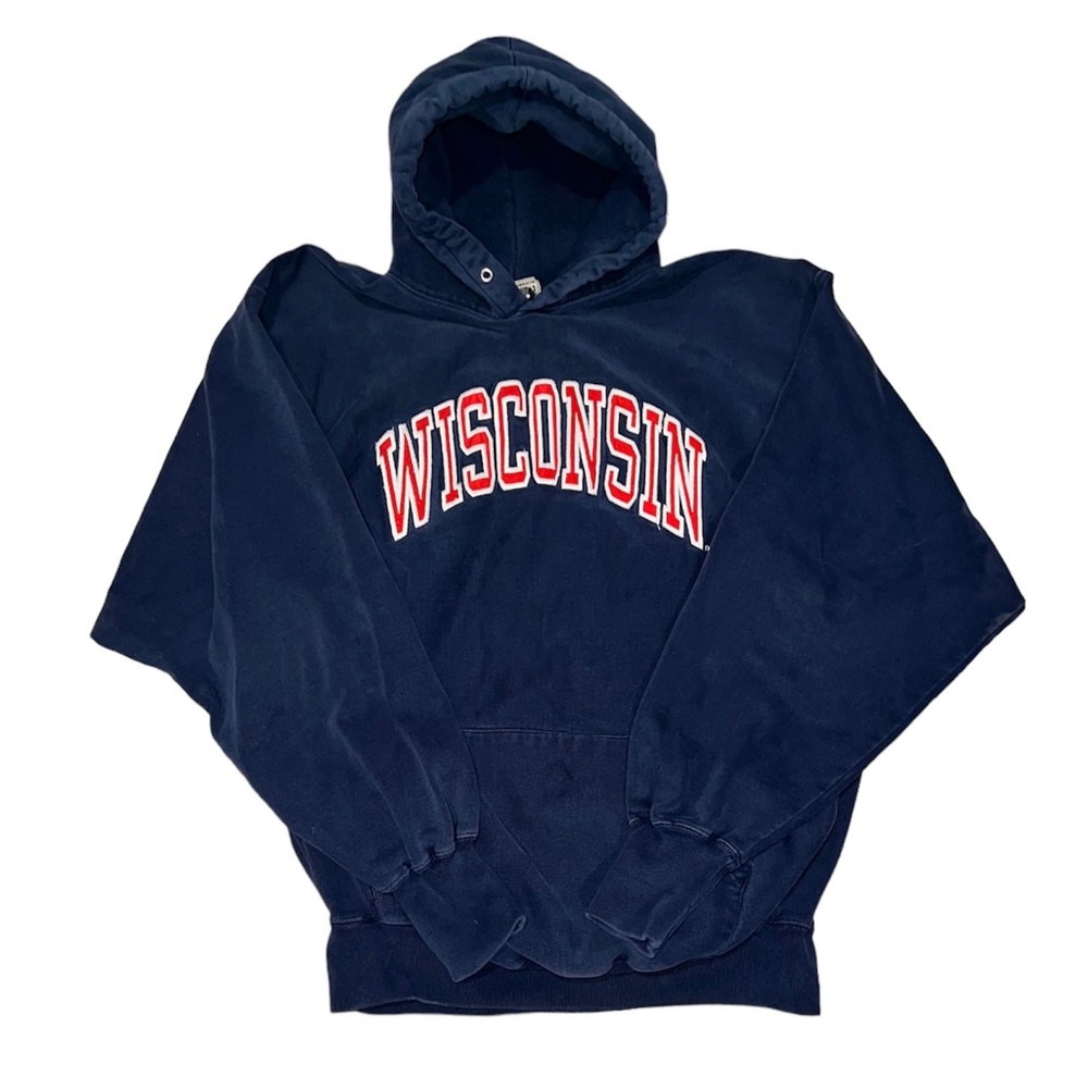 Vintage University of Wisconsin Embroidered Hoodie